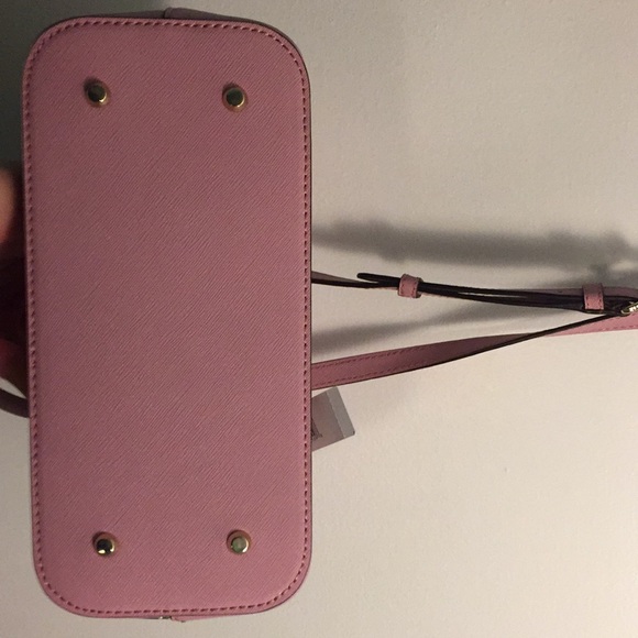 DKNY Bryant Park Dome Pink Leather Mini Satchel - Picture 9 of 12